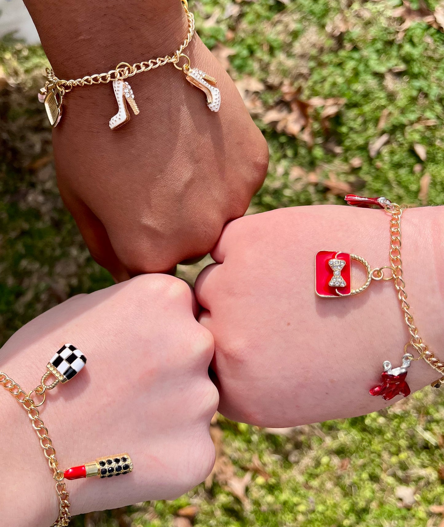 Gold Charm Bracelet